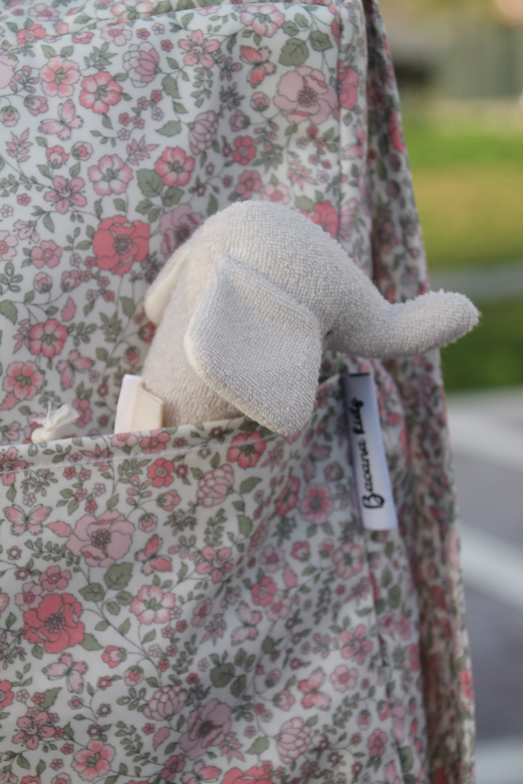 Bolsa de carro impermeable Fiori rosa - Imagen 2