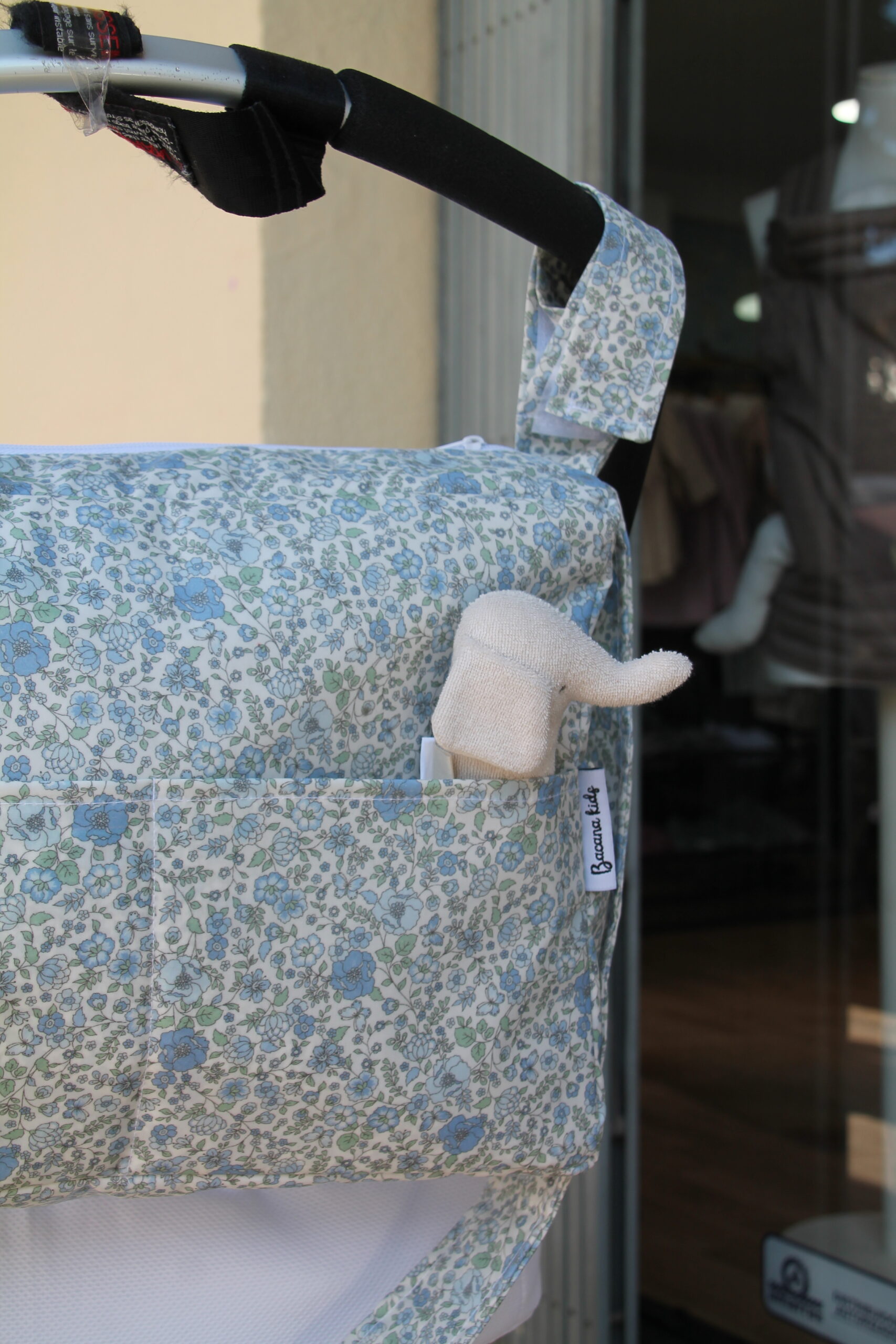 Bolsa de carro impermeable Fiori azul - Imagen 3