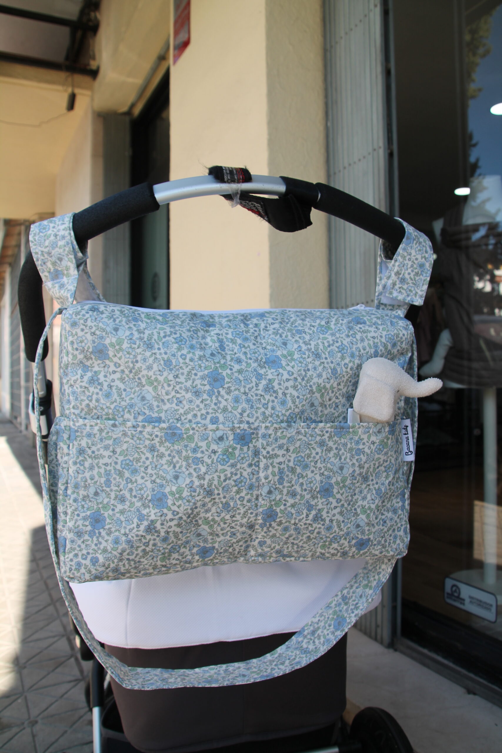 Bolsa de carro impermeable Fiori azul