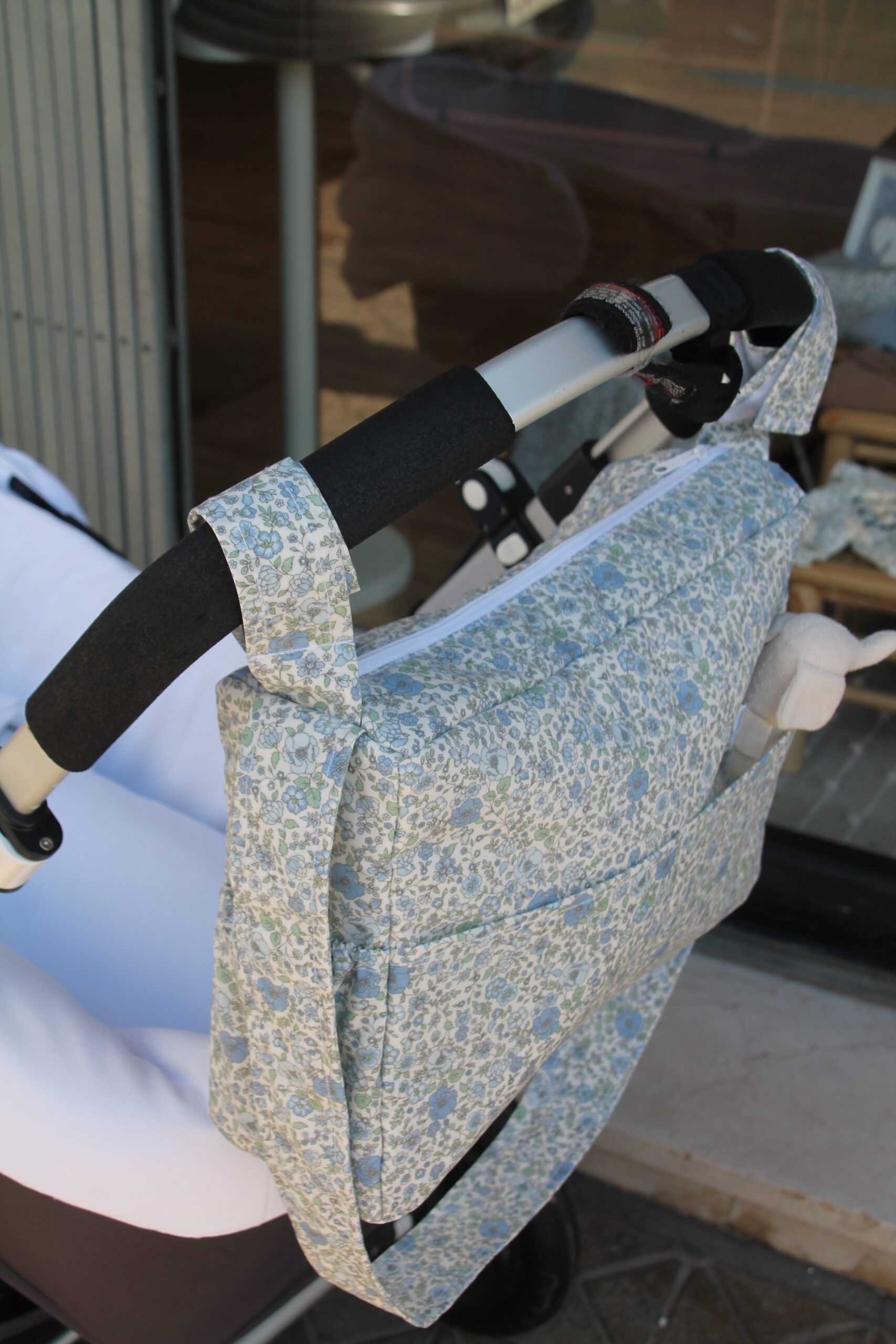 Bolsa de carro impermeable Fiori azul - Imagen 2