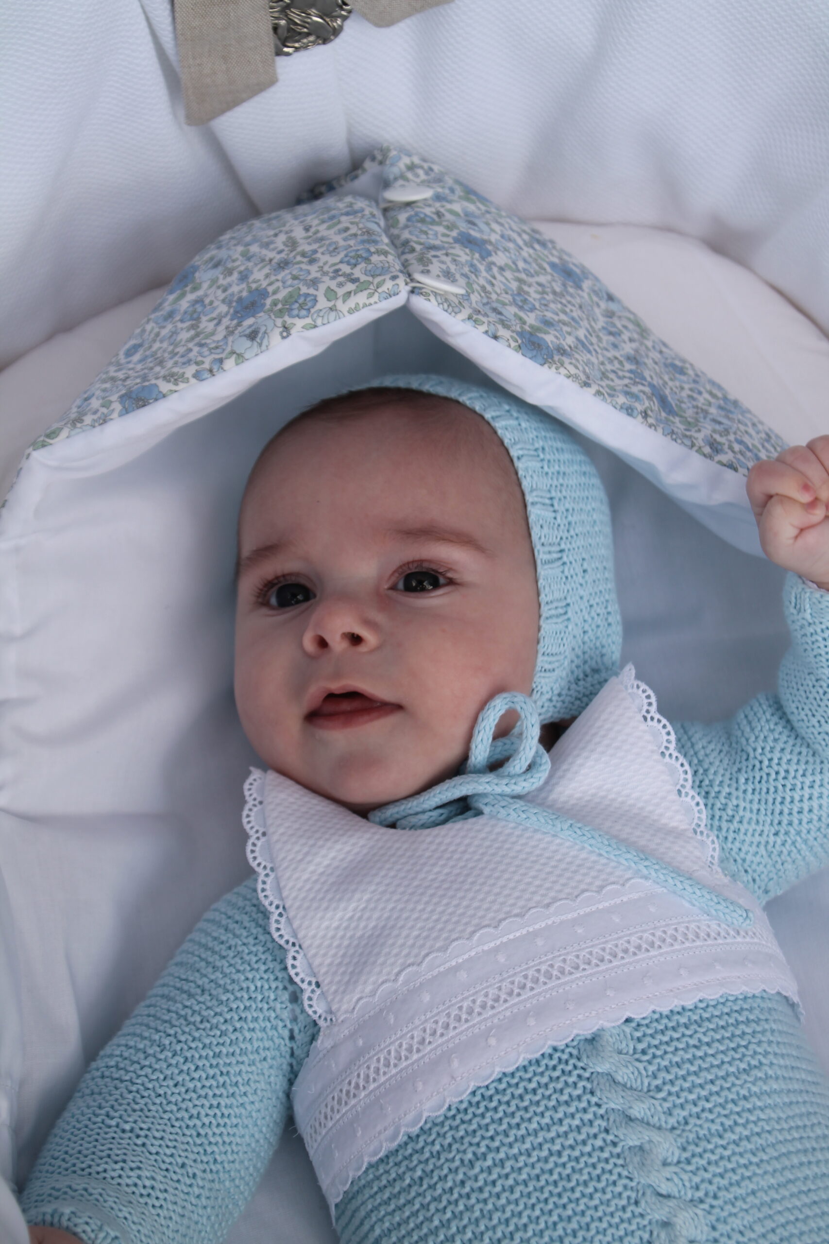 Saco de capazo Fiori azul - Imagen 3