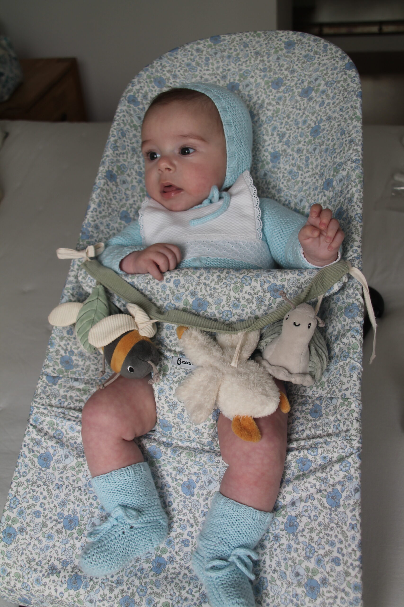 Funda de hamaca fiori azul - Imagen 5