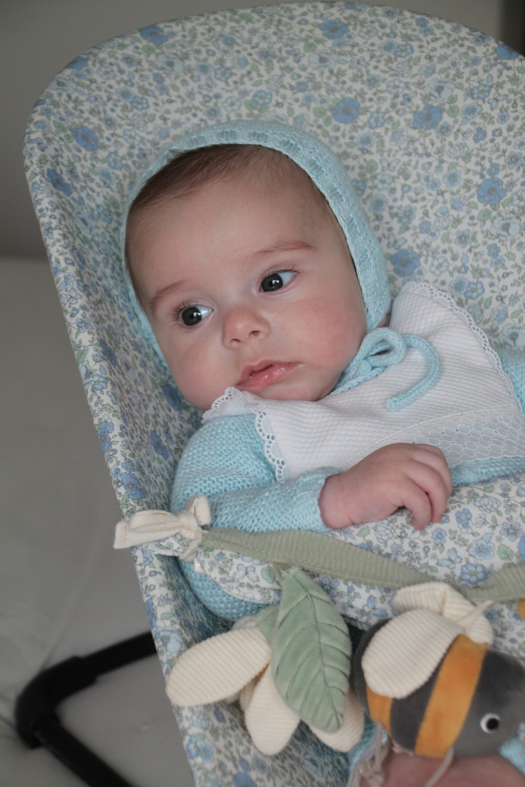 Funda de hamaca fiori azul