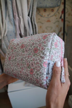 Neceser impermeable Fiori rosa