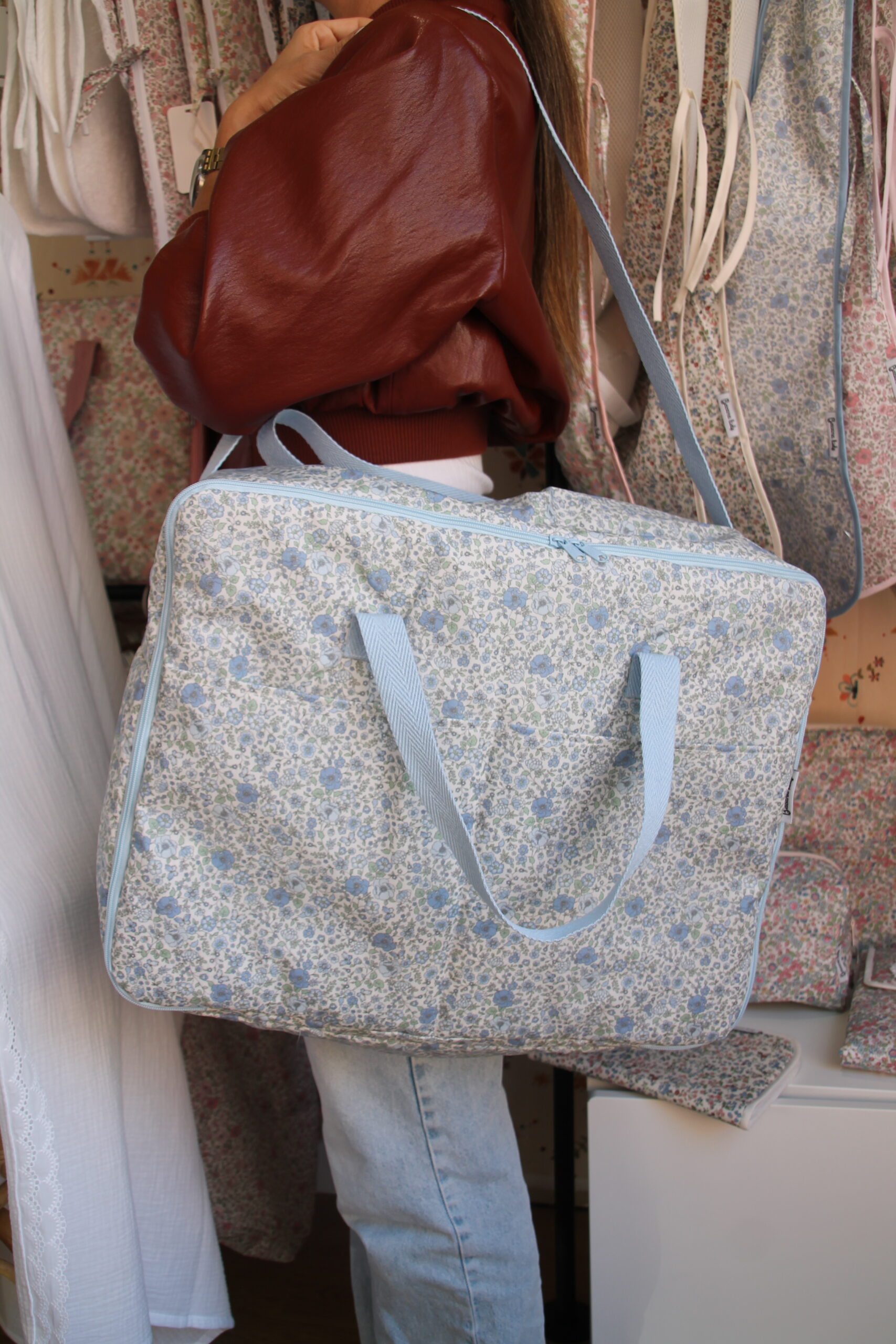 Maleta Fiori azul - Imagen 2