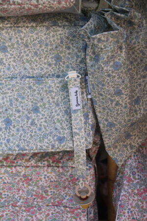 Chupetero fiori azul