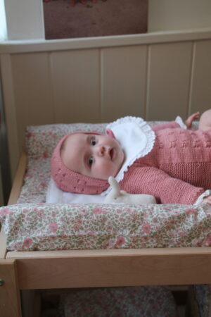 Cambiador de mueble impermeable Fiori rosa