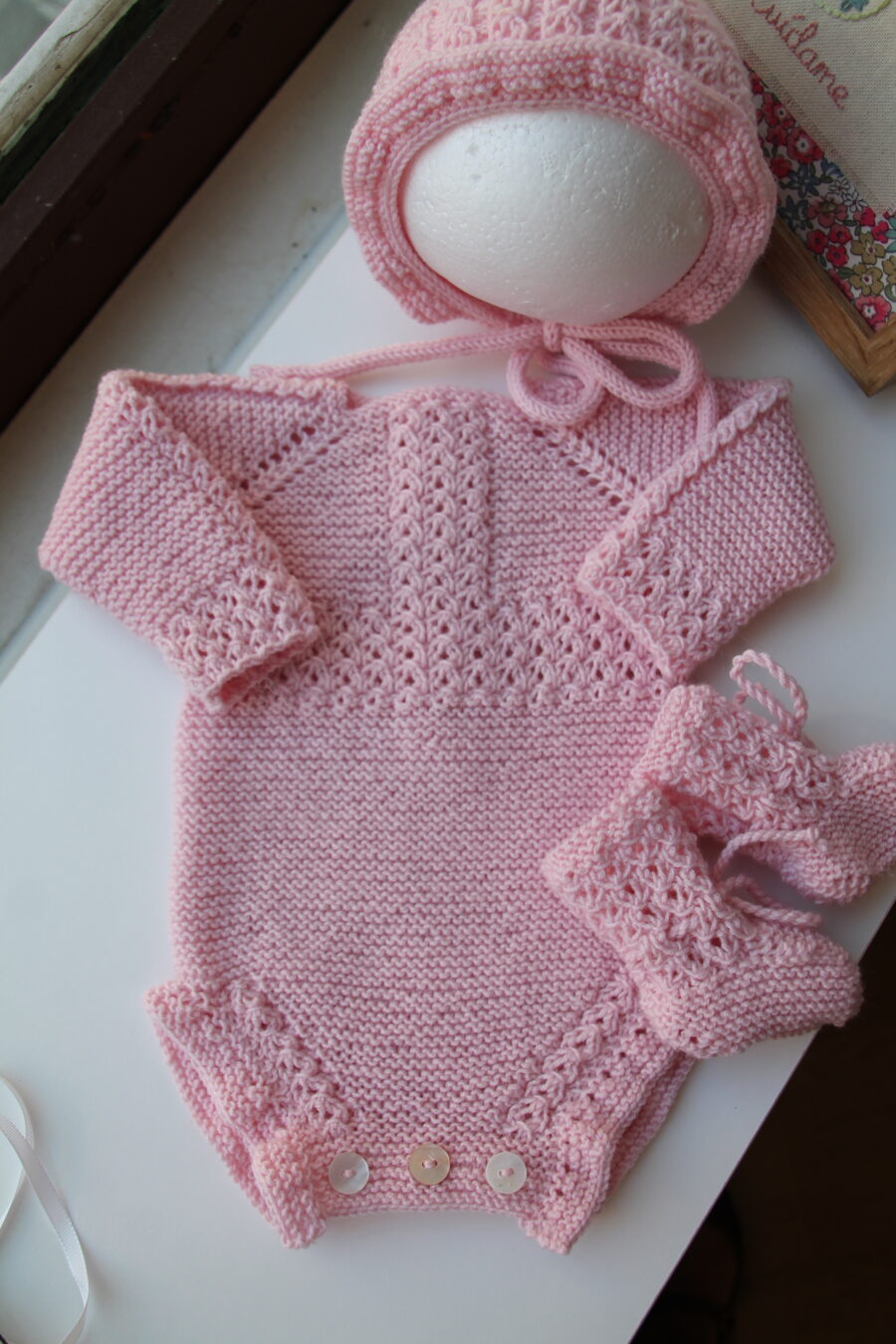 Conjunto primera puesta de lana